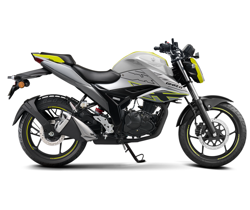 Gixxer Carb DISC LEMON/SILVER